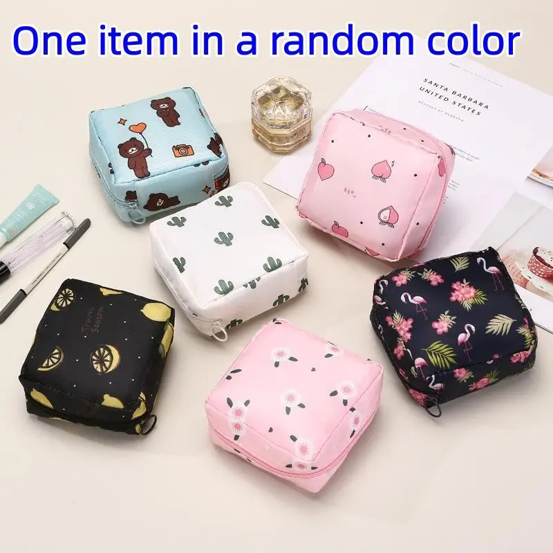 Women’s Hygiene Storage Bag, Portable Menstrual Cup Organizer & Cotton Swab Holder, Lightweight Period Kit for Women/girls