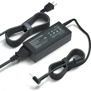 45W Laptop Charger Replacement for HP Stream 11 13 14,19.5V2.31A Notebook Power Supply for Hp Pavilion Touchsmart, Elitebook Folio,Zbook 14u 15u,HP Pavilion x360,Spectre Ultrabook, Ac Adapter Blue Tip