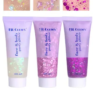Holiday Party DIY Glitter Gel Balm, Large Particle Laser Glitter, Long-Lasting Shine, Perfect for Festive Events, Edm Parties, Gatherings