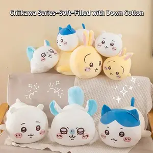 2026 New Kawaii Chiikawa Plush Doll Japanese Cartoon Hachiware Usagi Sofa Ornament Children's Birthday Gift