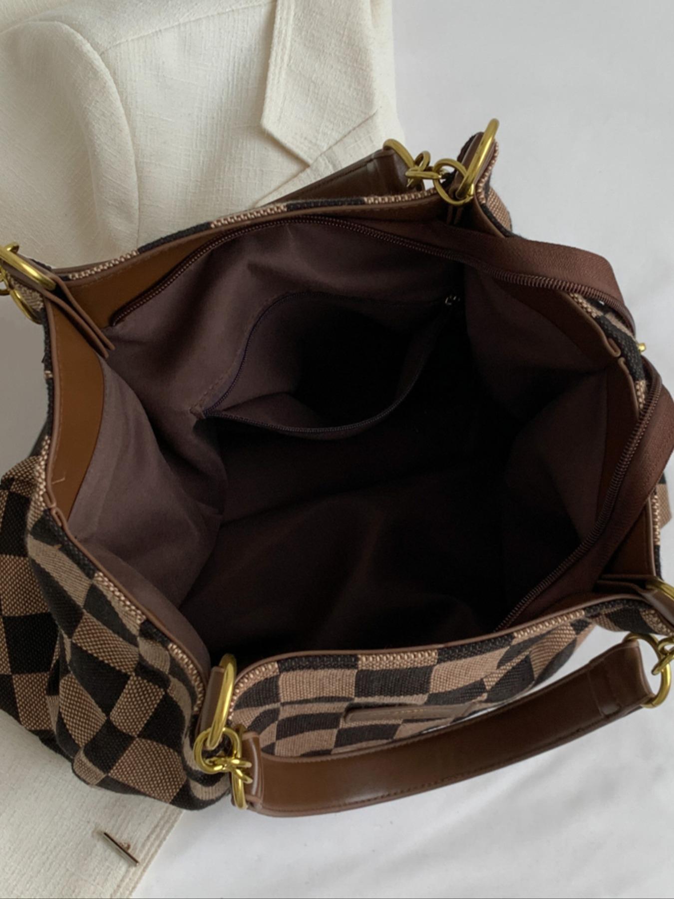 Women's Random Leopard Print Casual Shoulder Bag, Style Large Capacity Tote Bag for Work & Daily Used, Personalized Trendy All-match Underarm Bag