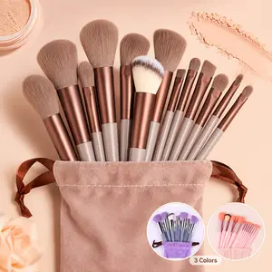Full Face in 1 Set!13Pcs Makeup Brush Set for Foundation, Eyeshadow, Blush & Contour