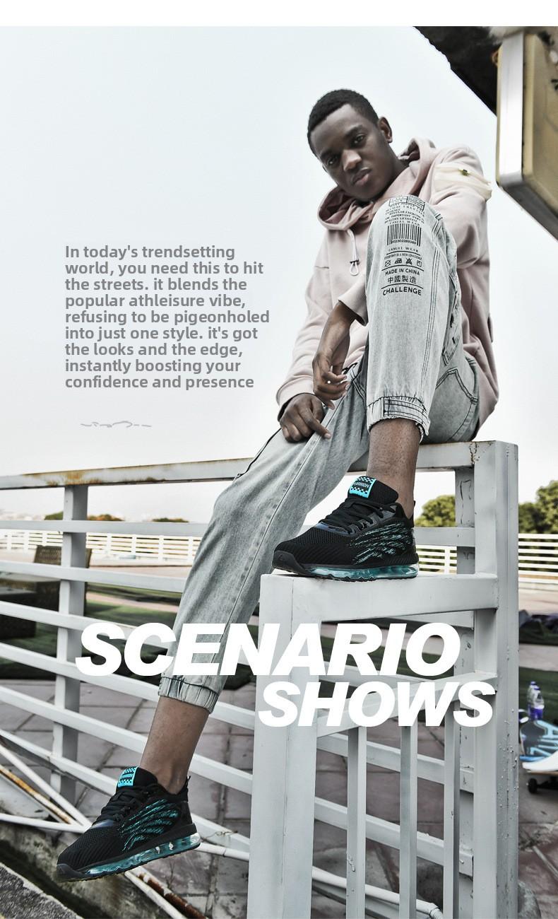 Mesler Men's Sporty Solid RoundToe Laces Trainers, Fashionable Lace UpFront Mesh Breathable Comfortable Sports Air Running Shoes Sporty Lightweight Breathable Running Shoes For Exercise & Daily Wear