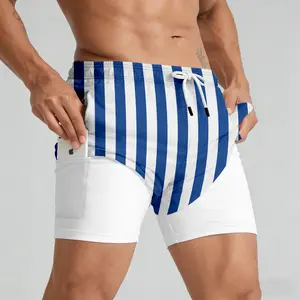 ABSECAI 2026 Men's 2-in-1 Swim Trunks,Compression Liner 6",Quick Dry,Zipper Pockets,TikTok Trend,quick dry swim trunk eeshorts,clothing shorts,streetwear,stylebeach swimminng,Shorts for Summer,Outdoorfun,Summervibes fathersdaygift