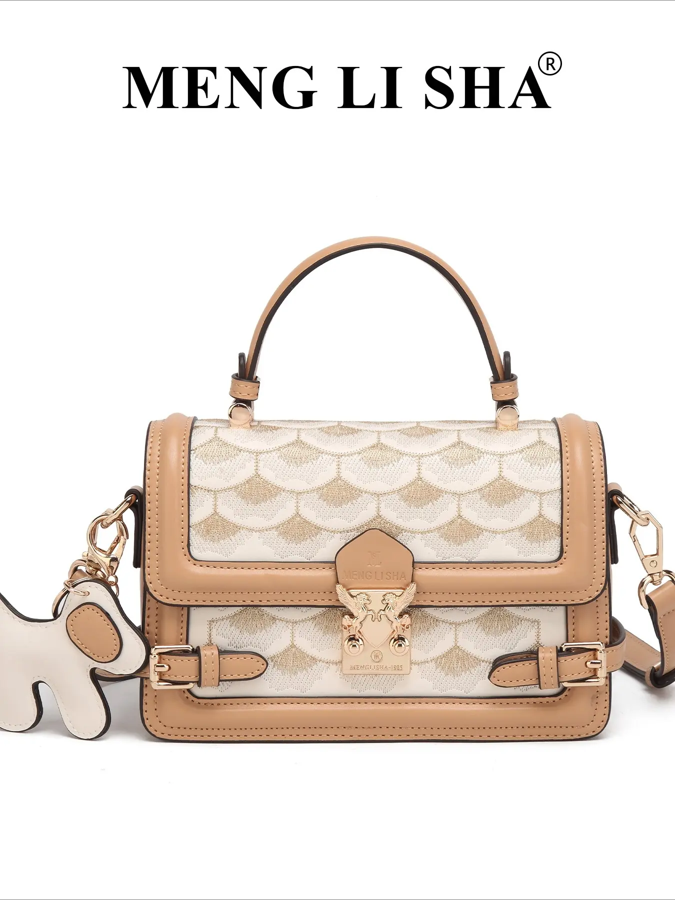 New light luxury niche high-end dragon scale pattern messenger bag commuting versatile shoulder women's bag casual portable small square bag 2026