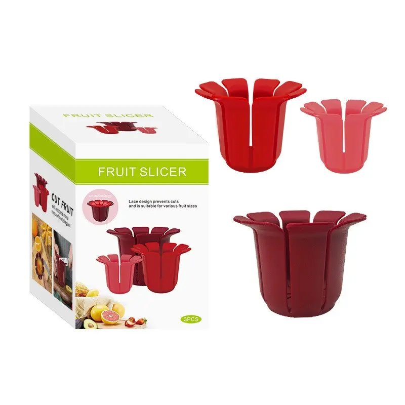 Multi-Size Fruit Cutting Holder, Portable Fruit Slicing Tool, Anti-Slip Rack for Kiwi Apple, Kitchen Fruit Cutting Aid