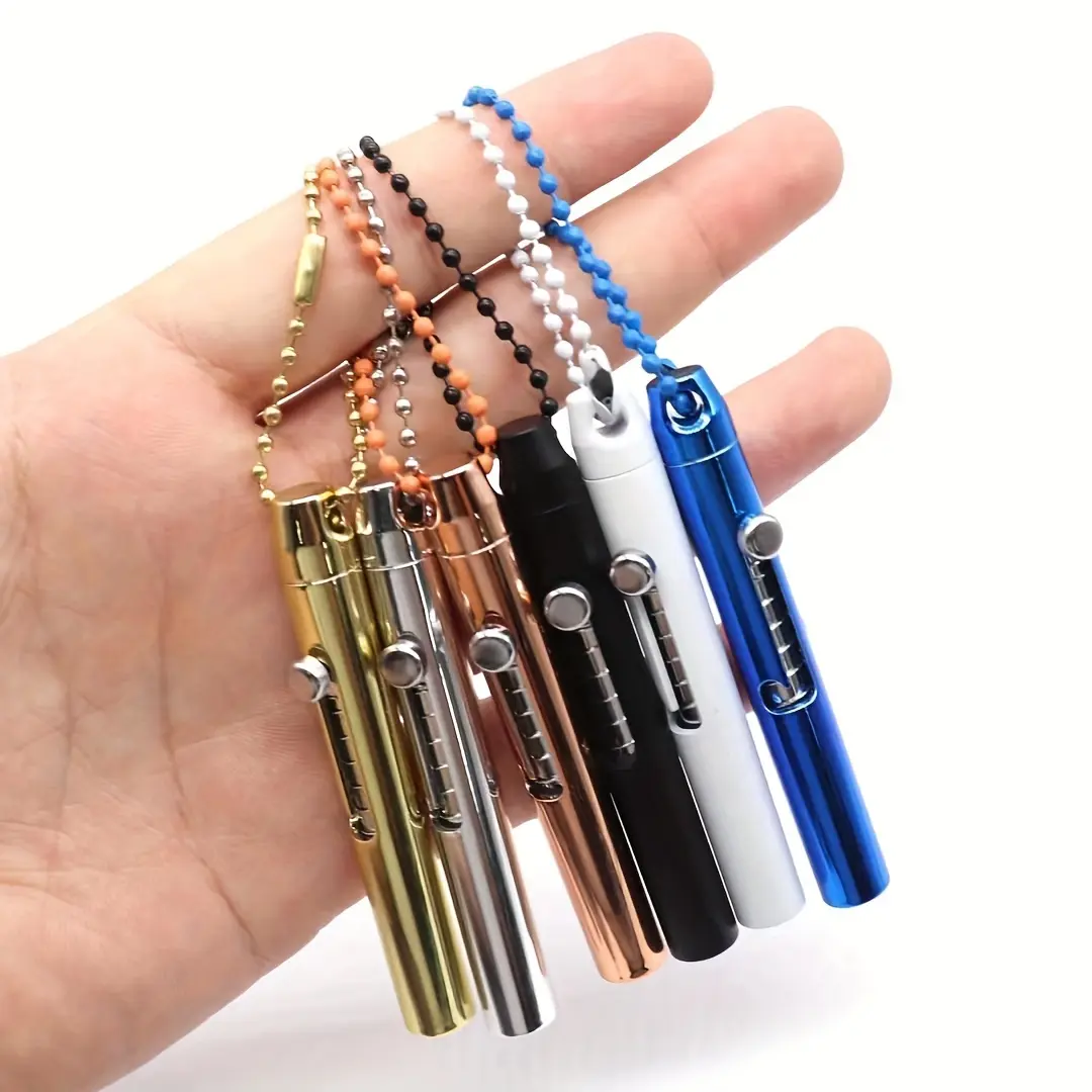 The Hanging Chain Type Short Mini Touch Screen Pen Is Suitable for Apple, Samsung, and Android Phones, as Well as Tablets with Universal Round Touch Screens. It Is a Capacitive Pen That Can Be Used for Editing, Painting, Color Is Random