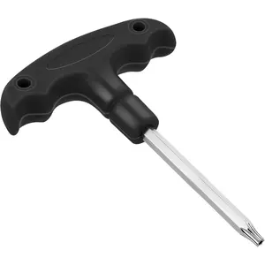 Golf Club Wrenches Tools Golf Torque Wrench Golf  Adjustment Tool Stainless Steel Golf Club Driver Torque Tool with Plastic Handle, T20, Black