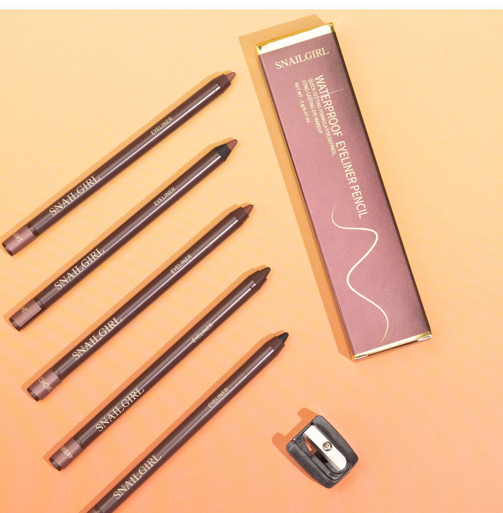 24-hour waterproof eyeliner, retractable eyeliner, smooth eyeliner gel pen