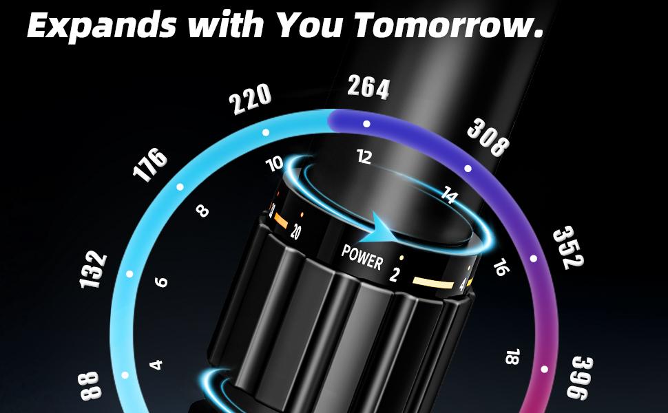 Twister Arm Exerciser, Adjustable Arm Twister Trainer, Chest Expander, Home Gym Equipment, Shoulder Arm Chest Forearm Muscle Training,22-440lbs Hydraulic Power Fitness Workout Exercise