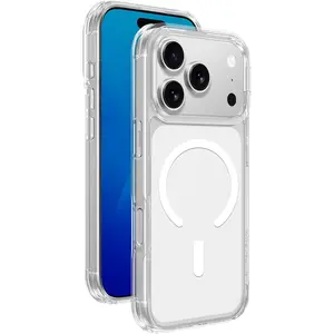 Magnetic Phone Case for iphone 17Promax/16Promax/16E/15Plus/14Pro/13/12/11,Clear&Anti Yellowing , Offering Shockproof Protection,Ultra-clear Acrylic