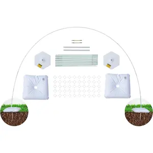 Balloon Arch Stand Kit, Balloon Arch Frame, Convenient to Assemble and Disassemble, Backdrop Stand for, Not Include Balloons