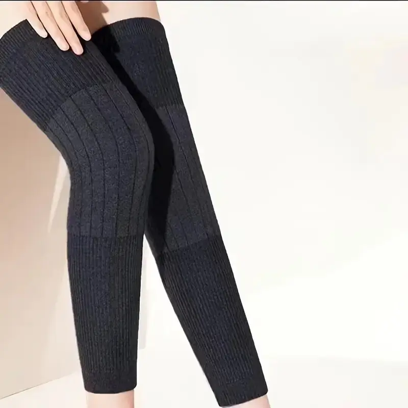 Winter Knee Pads Set, Knee Sleeves, Knee Brace Sleeve for Men & Women, Thick Anti-Slip Warmth, Ideal for Elderly with Joint Pain, Fall/winter Protection