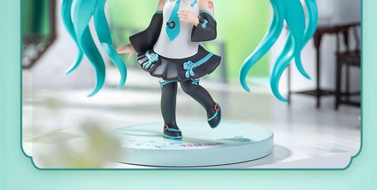 Hot Hatsune Miku Animation Game Blind Box Toys Hanfu Chinese Traditional Cloth Q-Version Anime Figures Action Model Collection popular
