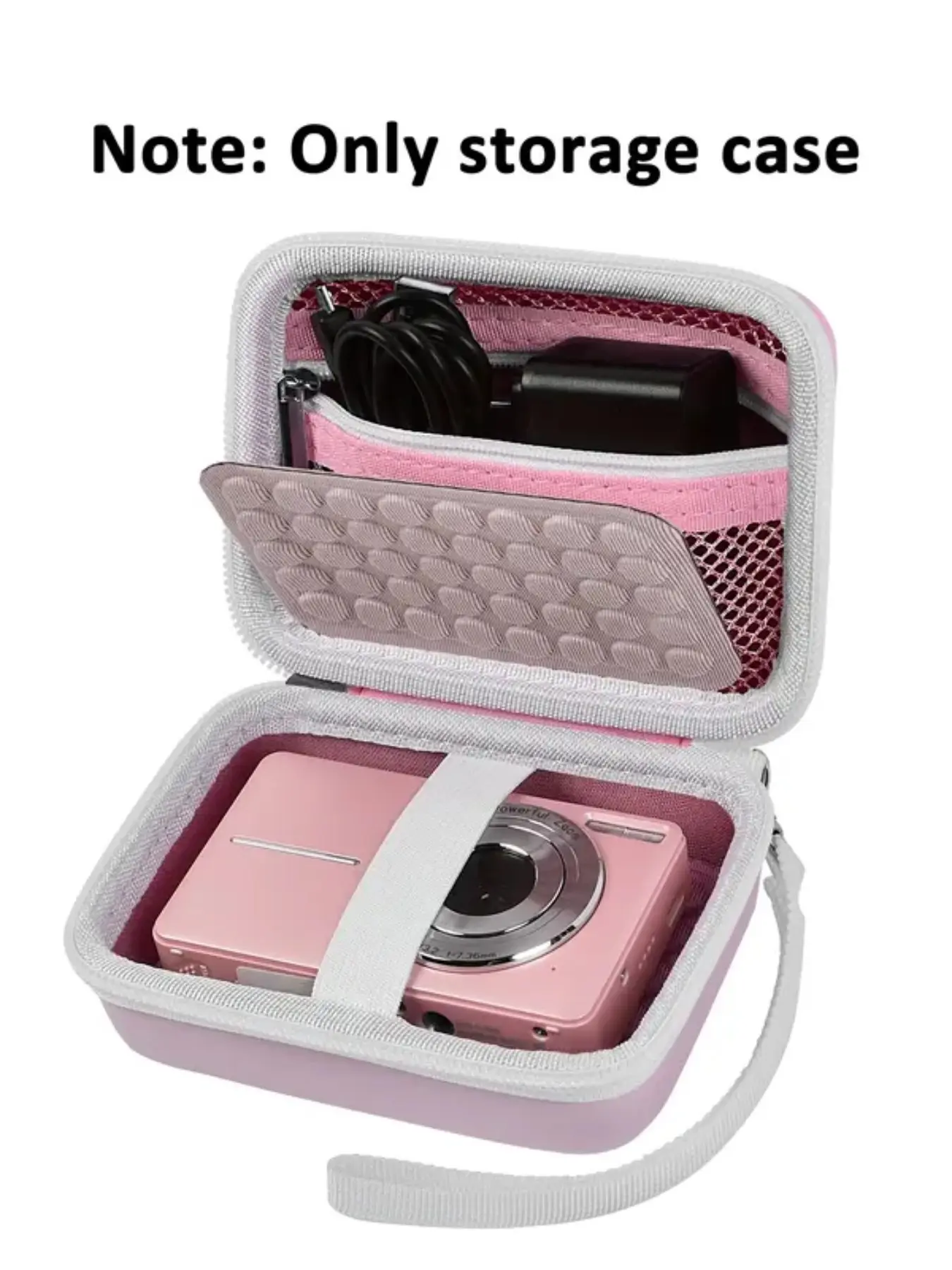 Digital Camera Protective Durable Storage Pouch, Portable Zipper Camera Carrying Bag, Compact Travel Organizer for Outdoor & Daily Use, Travel Essentials, Great Christmas Gift Idea