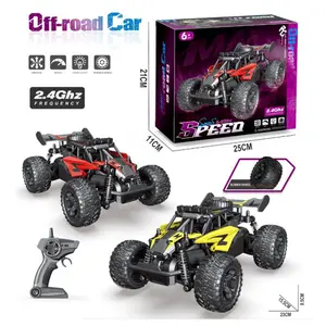 RC Off-Road Stunt Truck 2.4GHz with 45° Climbing & LED Lights, High-Speed 4WD Crawler with TPR Tires for Kids Adults, Durable Birthday Gift