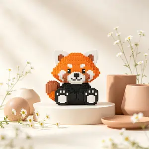 3D Puzzle Bear Figurine, Home Office Decor, Party Decoration, Ideal Gift, Handmade Craft, Detailed Sculpture, Lightweight Statue, Collectible Display
