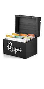 Mail Organizer, Mail Holder with Slots, Mail Basket for Wall Table Countertop, Wood Desk Mail Organizer, Black Envelope Holder for Home Office Decor