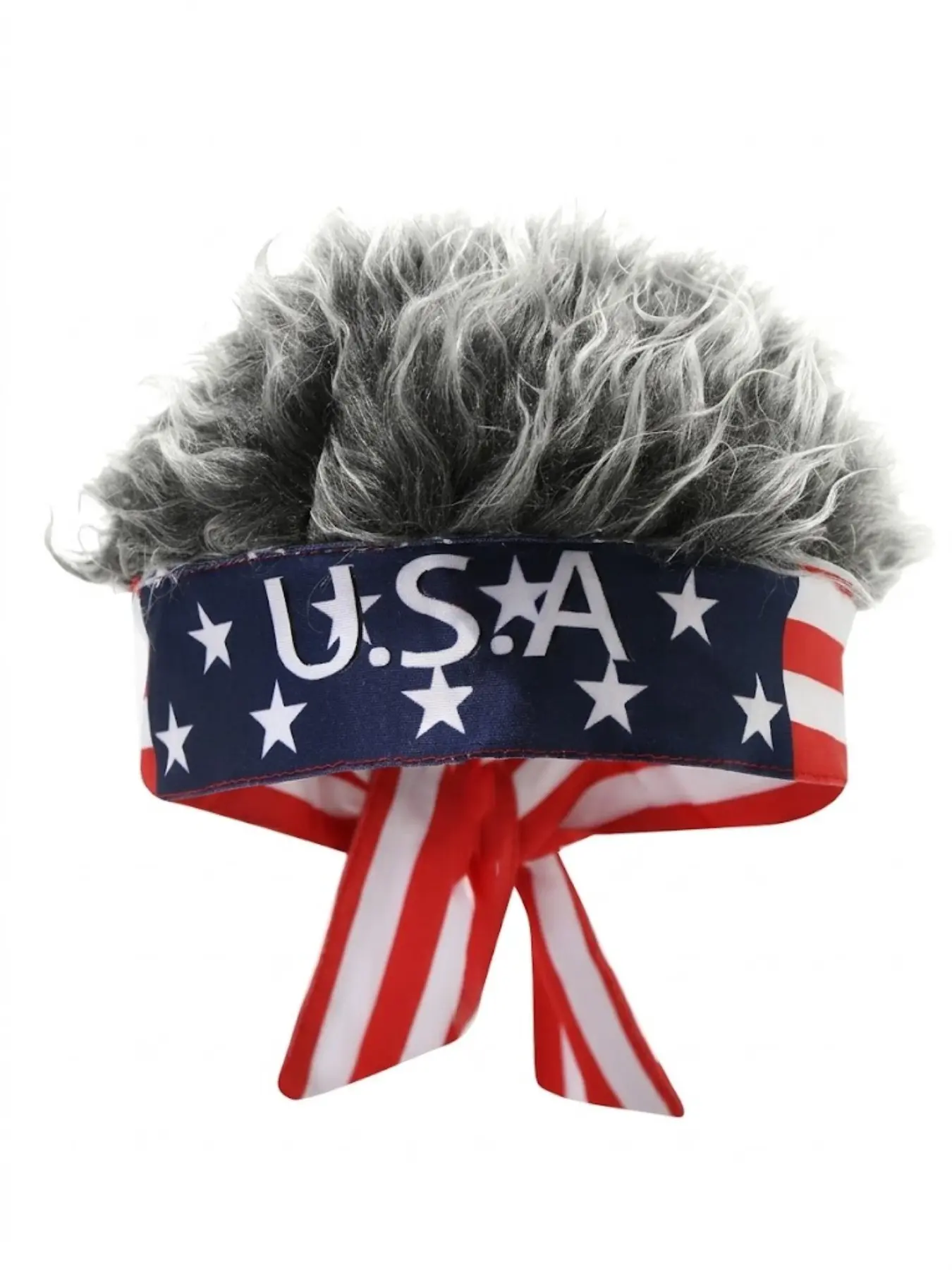 2026 Trend Multicolor Full Head Wig Beanie Hat, Unisex Football Fans Costume Cap, Sporty Loose-Fit  Balaclava for Parties