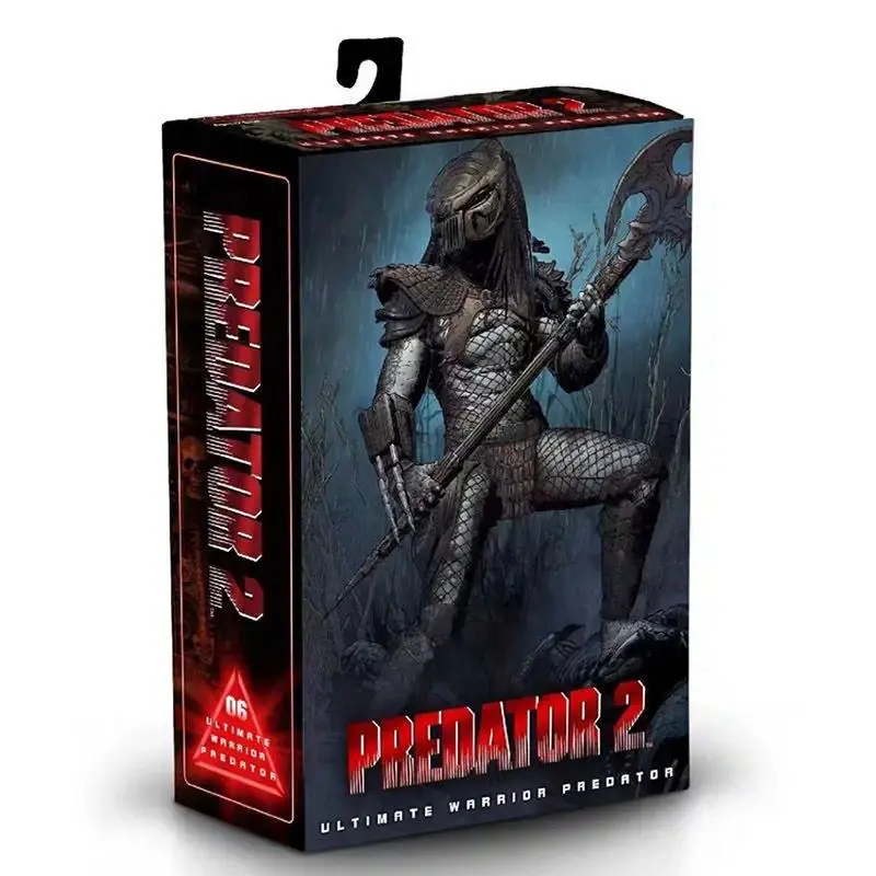 2026 hot item 【In Stock】NECA Film Characters Predator V2 Model Figure Computer Case Decoration Can Collect Scene Action Figure Toy Boy'S Gifts