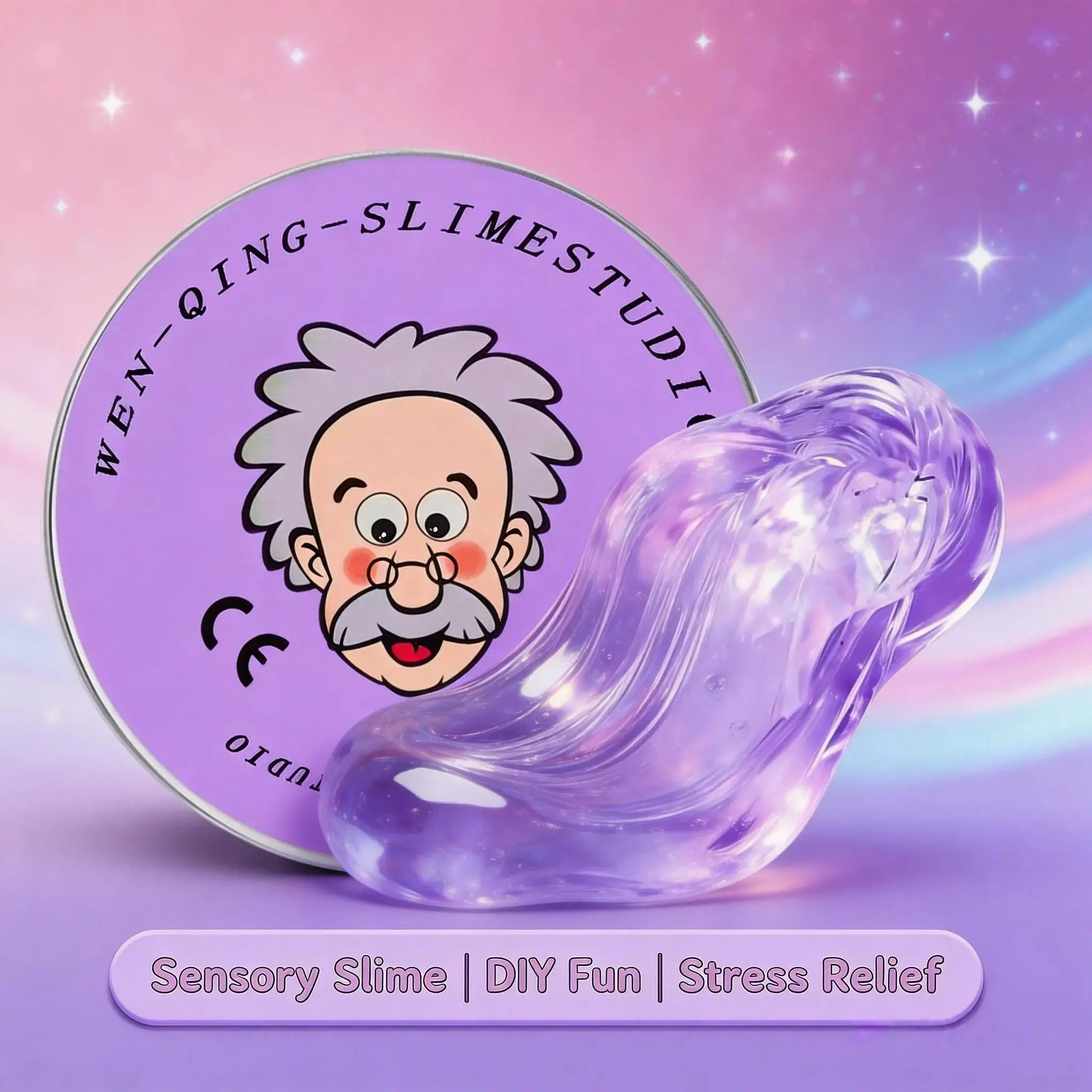 Reusable Crystal Slime Putty Toy Bouncy Color Clay DIY Sensory Craft Toy for Kids Creative Play coconut oil stress relief toy therapy hand blowing bubble