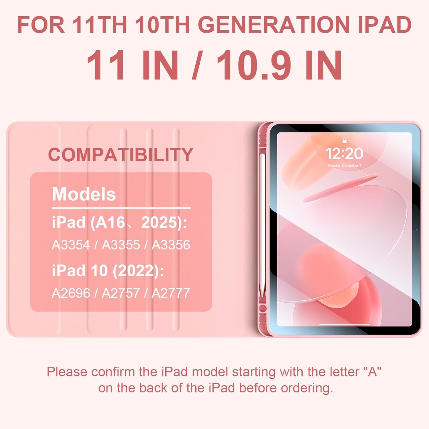 for iPad 11th(A16,2025) 10th Generation Case with Keyboard 10.9 inch  Detachable Folio Keyboard Cover with Pencil Holder for  iPad 10th Gen 2022 ()