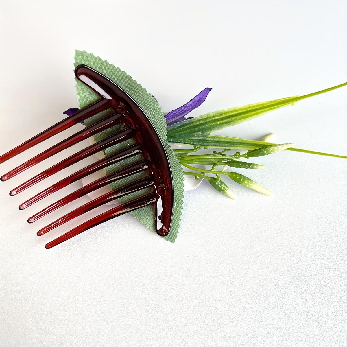 Hawaiian Foam Artificial Flower Side Comb, Faux Orchid Hair Comb for Bridal Wedding, Hawaiian Beach Tropical Wedding Party Decoration