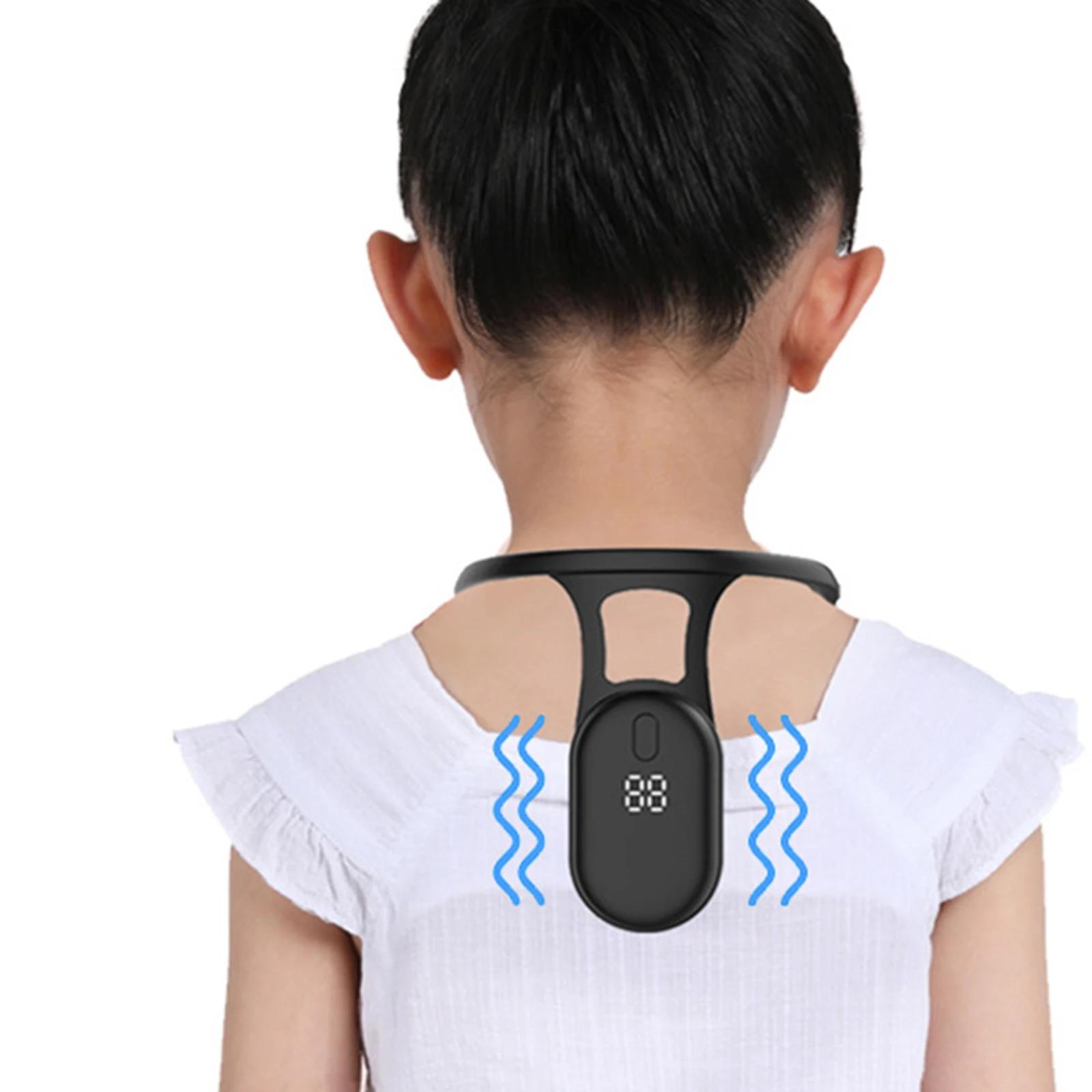 Smart Posture Corrector Vibration Posture Training Reminder Sensor Back Posture Neck Hump Corrector for Adult Kids