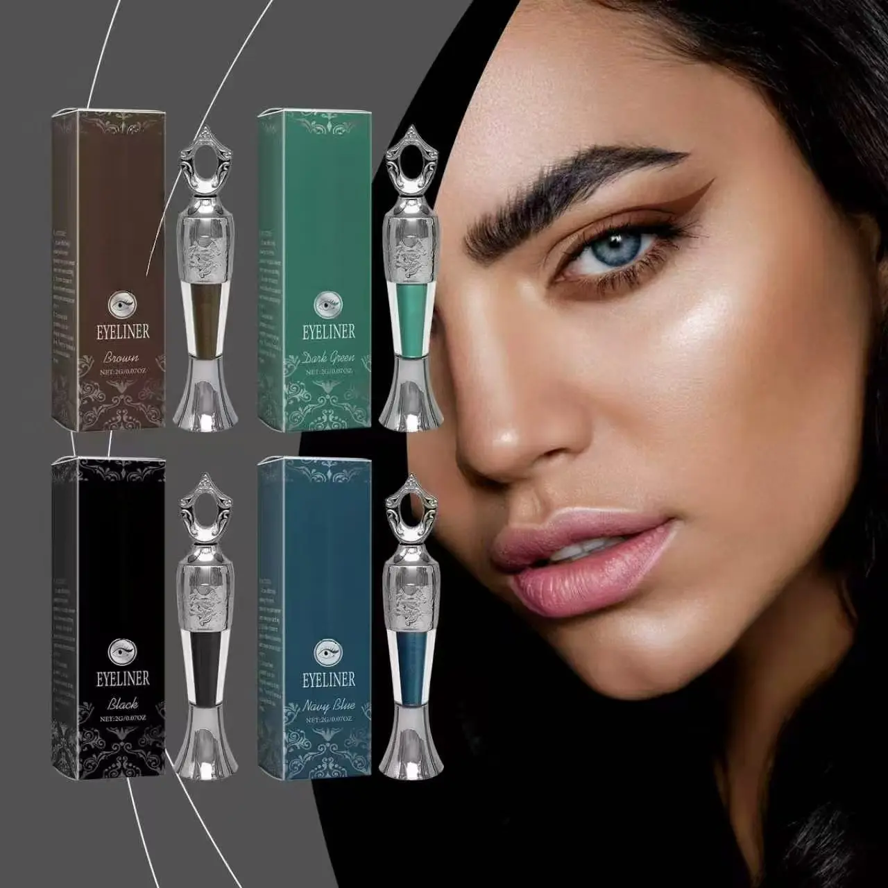 Colored Eyeliner Pen: Silky Smooth, Easy to Apply, Natural Color, Long-Lasting, Moisturizing, Comfortable Eye Makeup