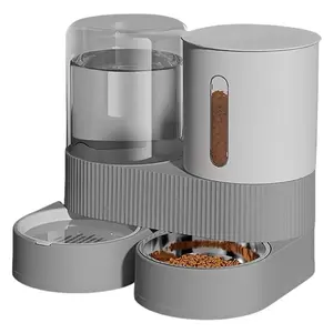 New Automatic Cat Feeder and Water Dispenser, High-Quality Dual-Use Dog Bowl and Cat Dish, Wholesale Cross-Border Factory