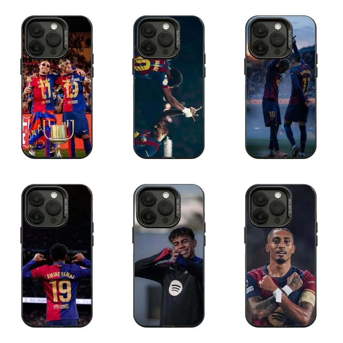 Epic Barcelona Du0 Yamal RaphinhaGlossy Phone Case For IPhone 17-11, Pro Max, Pro Plus, and Samsung S26-23 Safety Two-In-One Case Protection Safety Case