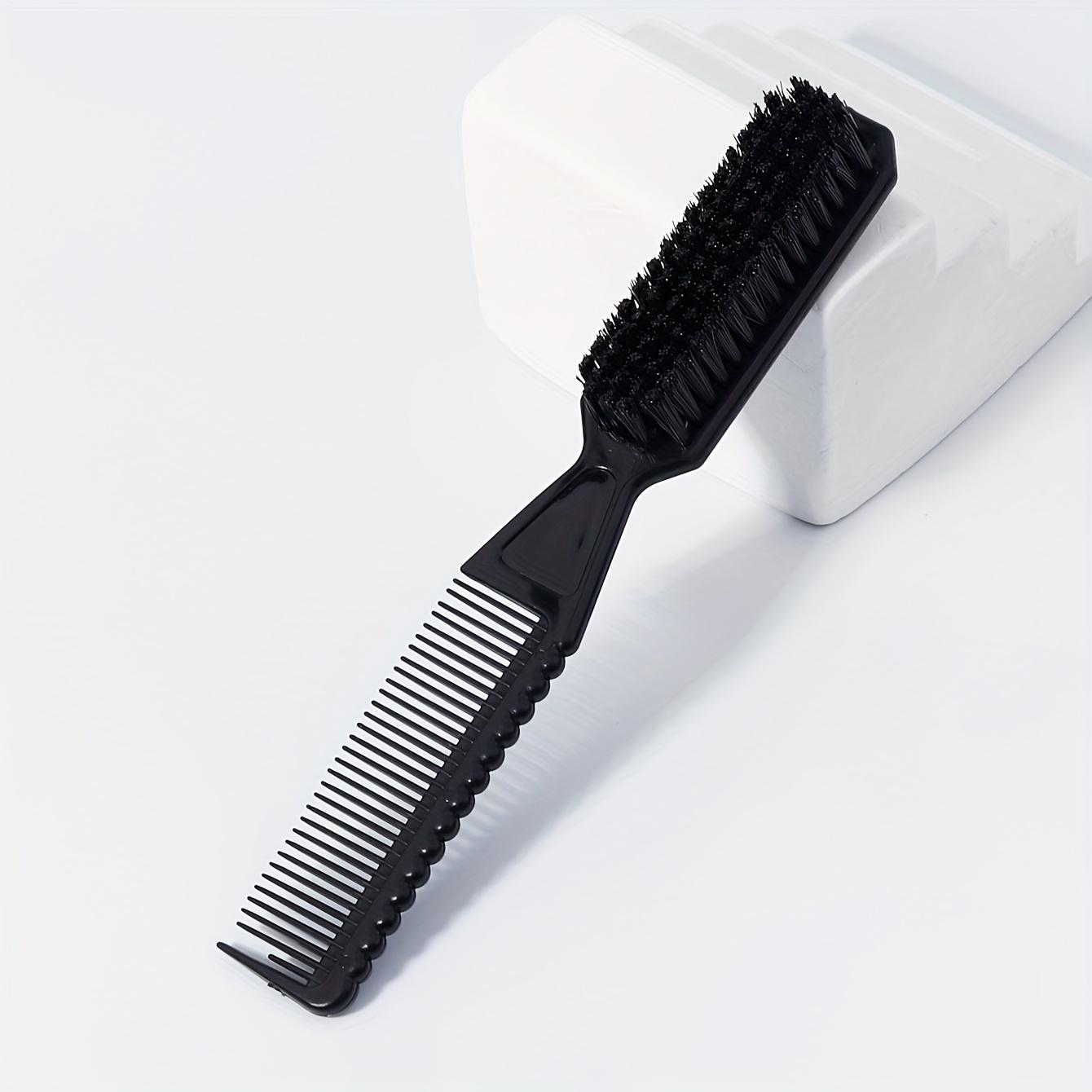 Double-Headed Beard And Hair Brush • Barber Cleaning Brush • Nylon Brush • Styling Hair Brush • Black Nylon Bristles • Essential for Men's Styling • Perfectly Creates a Natural Look