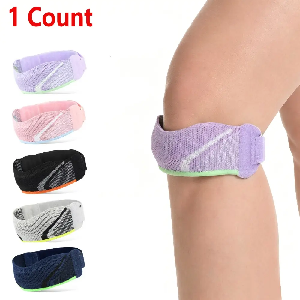 1PCS Sports Patella Knee Strap Brace, Patella Tendon Support for Hiking,Running,Tennis,Basketball,Volleyball & Jumpers