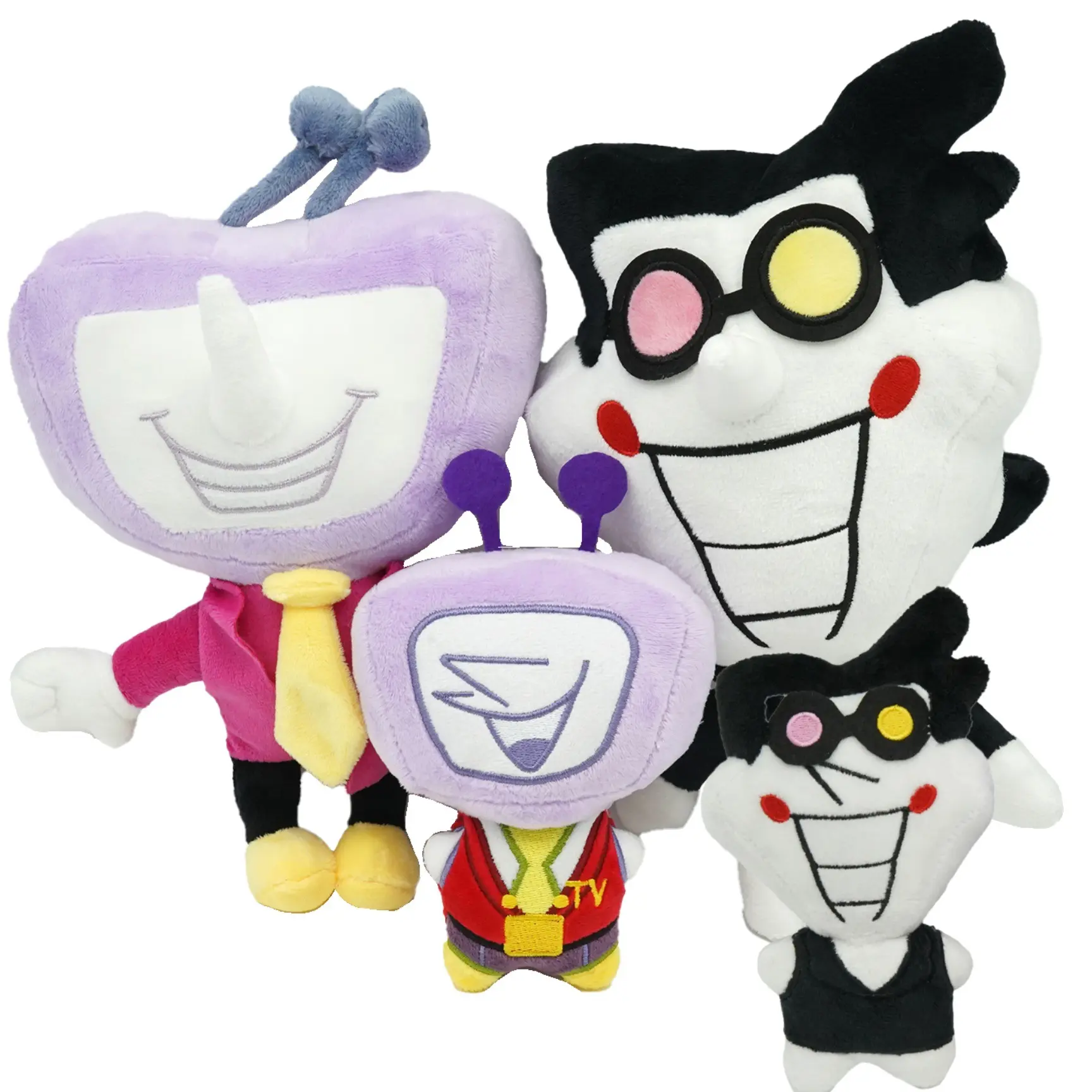 Deltarune Spamton Tenna Rune TV Man Plush Toy Doll