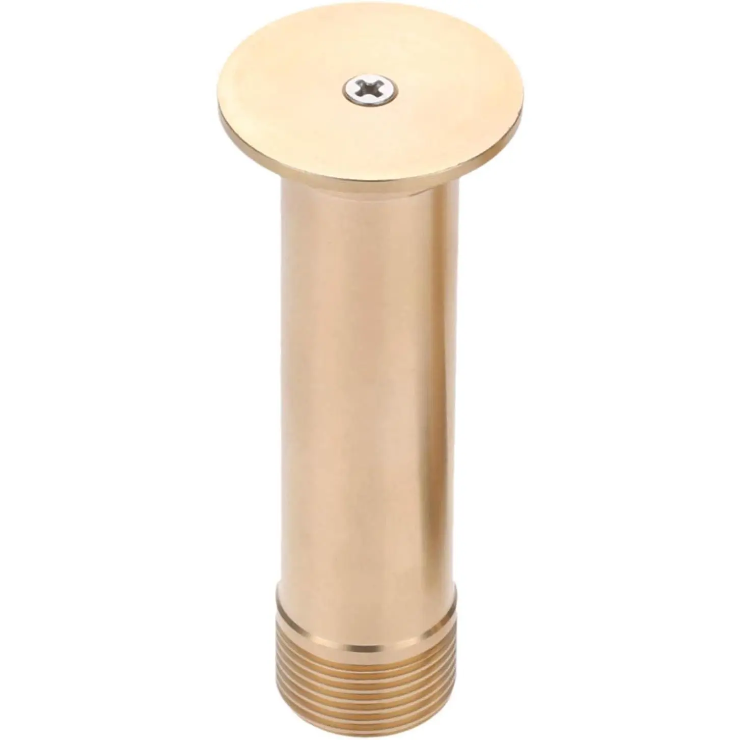 Brass Fan Fountain Nozzle – 1/2" Female or 3/4" Male Thread( Thread) | Fits 1/2" Male Or 3/4" Female Pipe,  Mushroom-Style Circular  – Connectable Design For Garden Ponds(1 Pack)