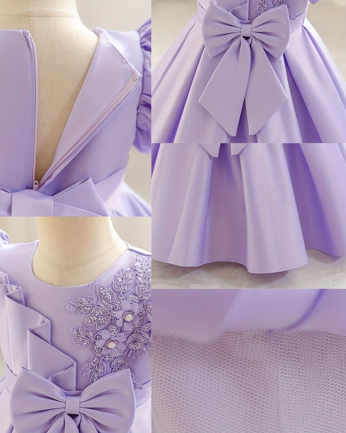 Girls' Birthday Princess Party dress - Soft Pink Formal gown with flared skirt, Non-Stretchy Birthday, Christmas,, Girl Dres, Pink Dres, Elegant Dress Girl, Princess Dress Girl, Pink Dress Girl