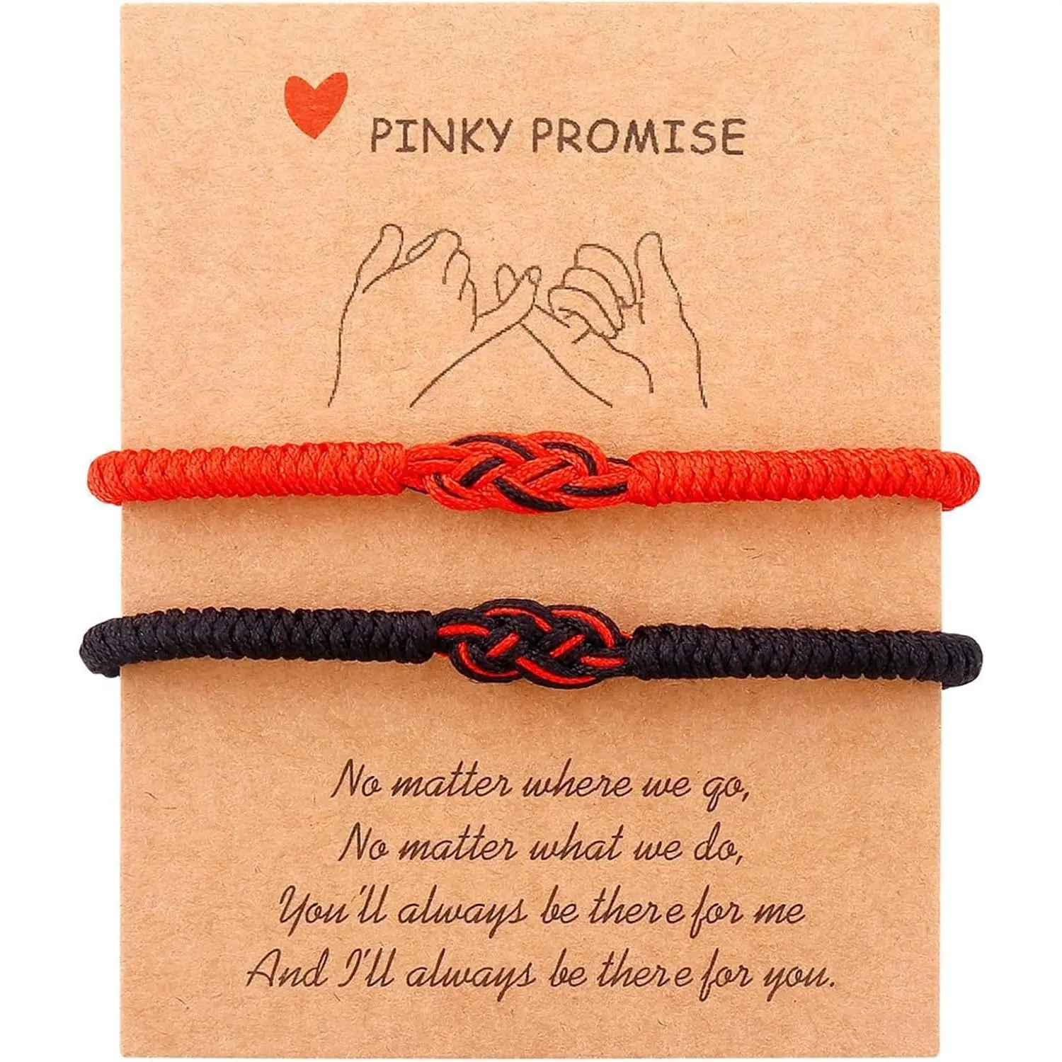 Couple Concentric Knot Jewellery Adjustable  Rope Braided Bracelet Emotional Guardian Holiday