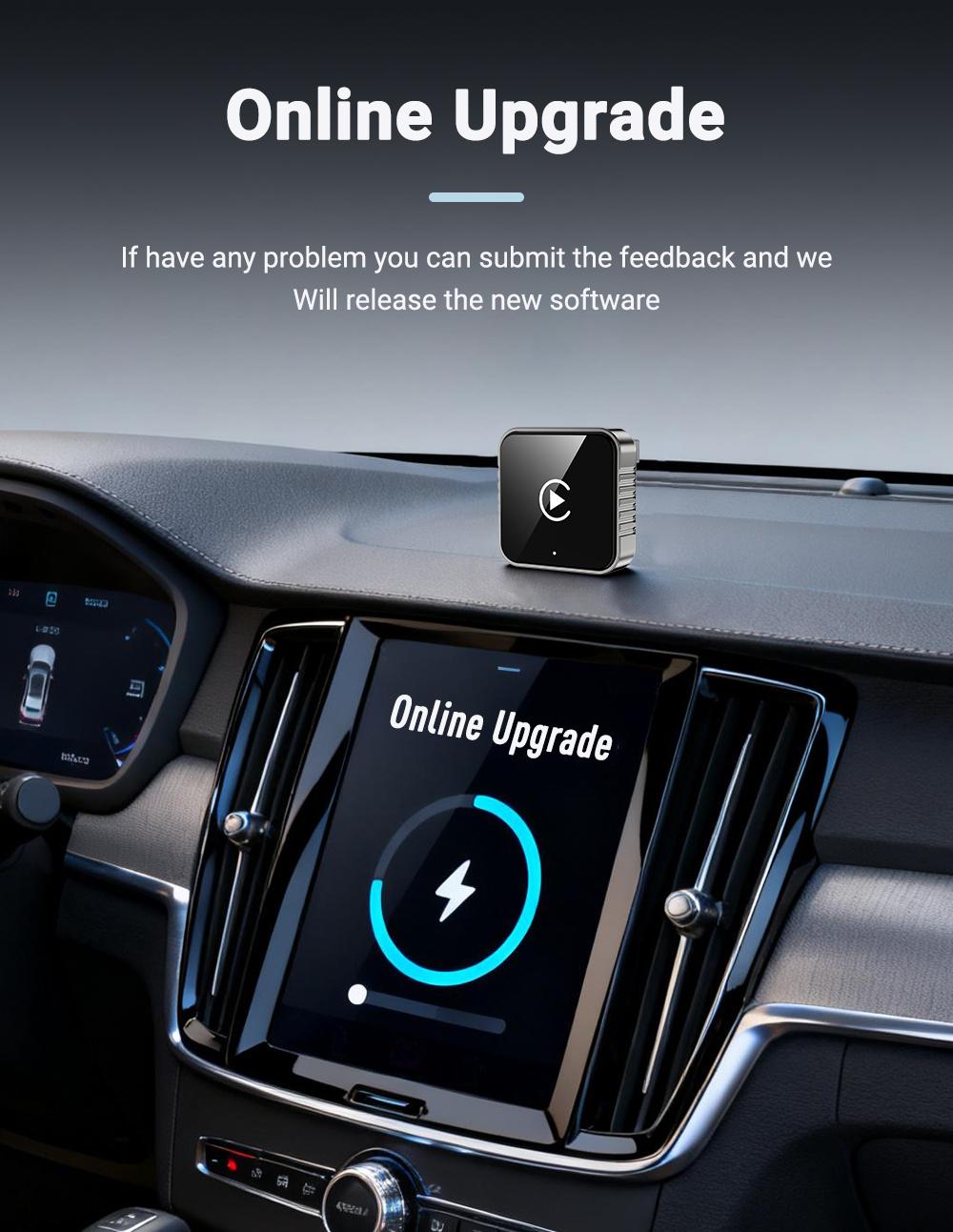 New Super Mini Carplay AI Box Wired to Wireless CarPlay&Android Auto 2in1 Box 5GHz WiFi5 for 99% Original Wired CarPlay/Auto Car