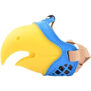 Anti-Biting, Anti-Barking, and Anti-Scavenging Dog Muzzle – Parrot-Shaped Pet Muzzle (TPR) for Small and Large Dogs