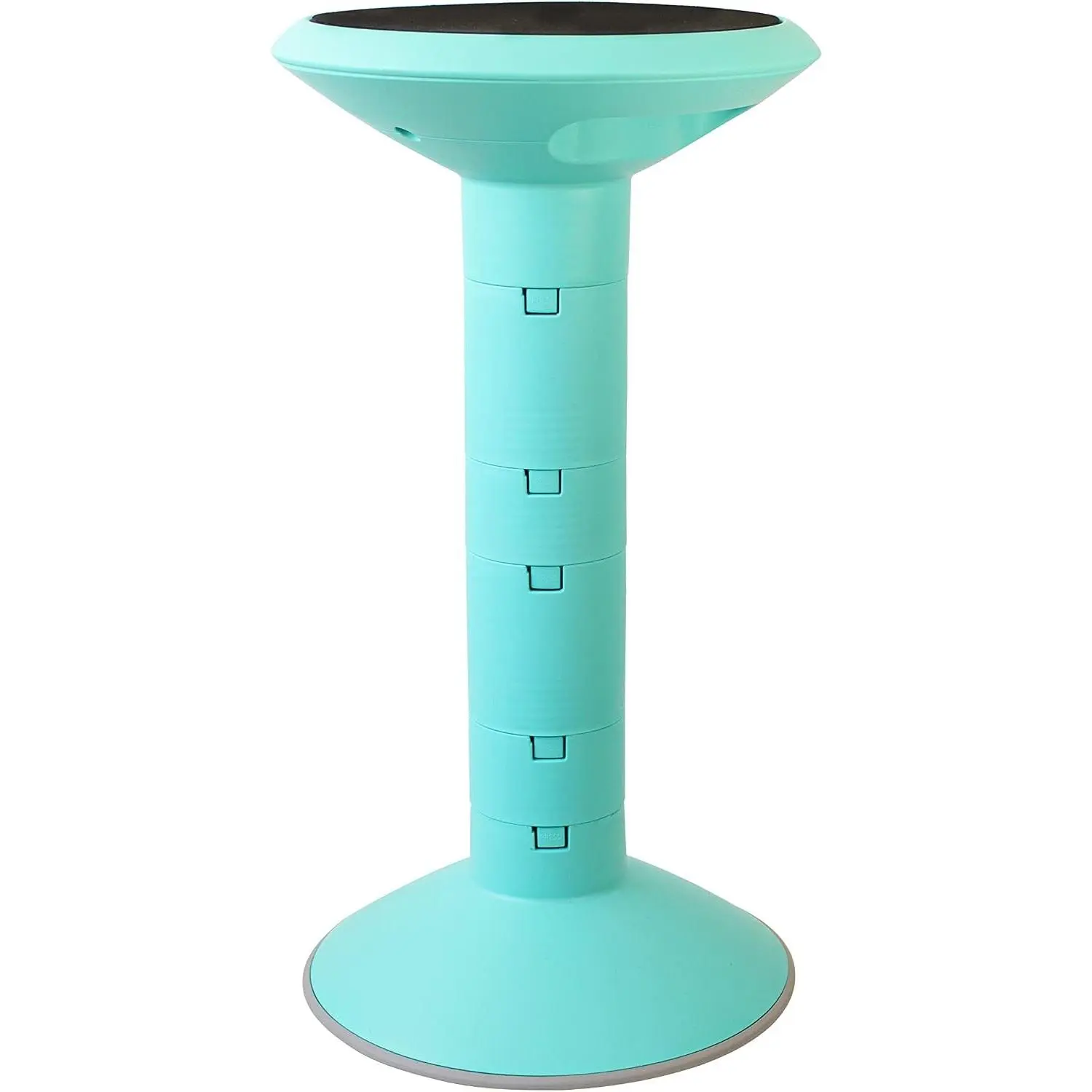 Active Tilt Stool – Ergonomic Seating for Flexible Office Space and Standing Desks, Adjustable 12-24 Inch Height, Teal (00325U01C)