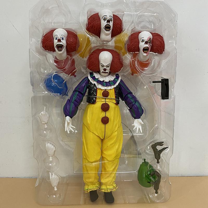 NECA Joker Stephen King Clown Pennywise Action Figure Toys For Halloween Decoration Gift