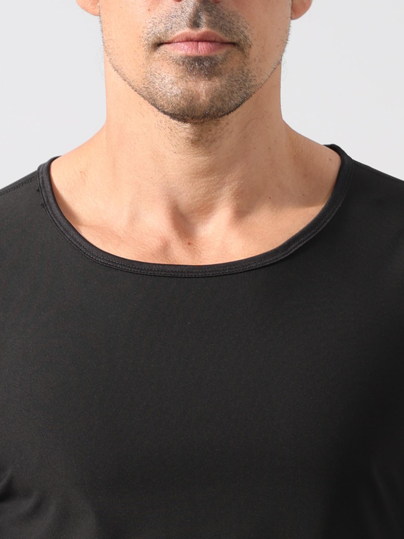 Men's Sauna Suit, Anti-Rip Sweat Suits for Gym & Boxing Workouts, Slim-Fit Casual Style, All-Season Training Gear, Sports Sauna Top