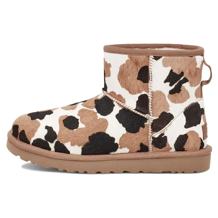 UGG Classic Mini Boot Cow Print (Women's) 1123353-CHE