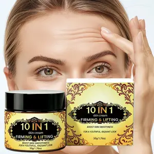 10 in 1 Firming Lifting Face Cream Anti-Aging Moisturizer for Smooth Radiant Youthful Skin Reduce Fine Lines Hydrating Facial Skin Care Cream Suitable for all skin types