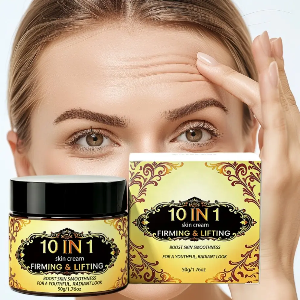 10 in 1 Firming Lifting Face Cream Anti-Aging Moisturizer for Smooth Radiant Youthful Skin Reduce Fine Lines Hydrating Facial Skin Care Cream Suitable for all skin types