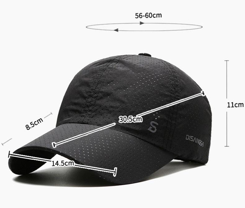 Original Design Running Cap Thin Quick Drying Breathable Duck Tongue Outdoor Men's Sun Summer Fishing Avisor Baseball Cap
