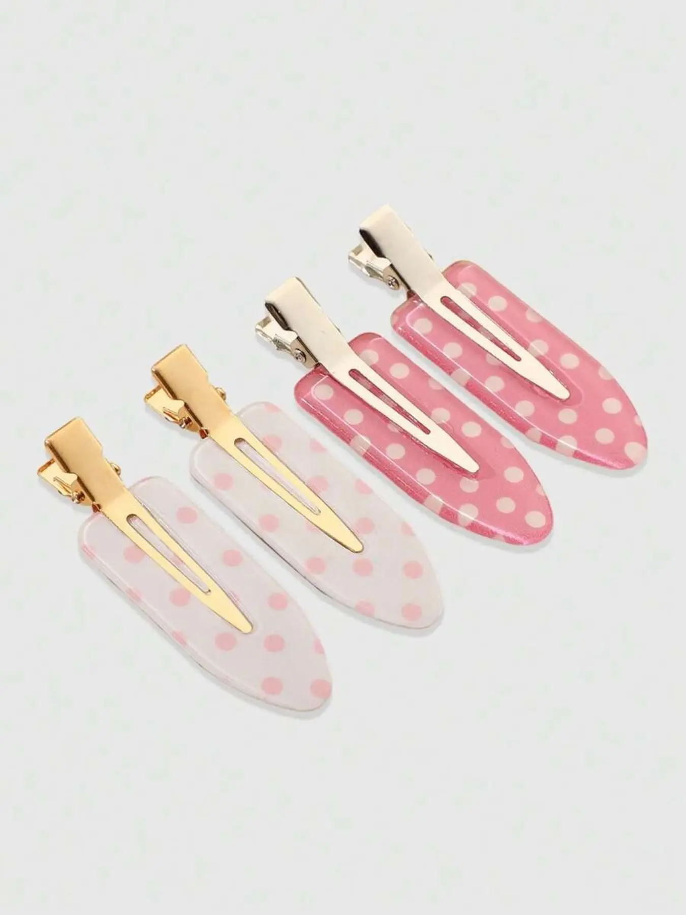 4pcs Retro Polka Dot Hairpins, Cute Bangs Clips for Girls, Fun Hair Clips, Fashionable Women's Hair Accessories, Hair Style Accessory, Ideal for Daily Use and Outdoor Activities