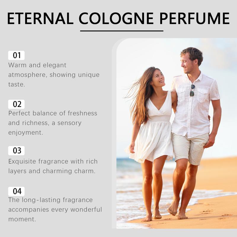 Roxelis Charming Cologne Fragrance Natural Fresh Daily Commute Date Perfume Elegant Long-lasting Cologne Fragrance