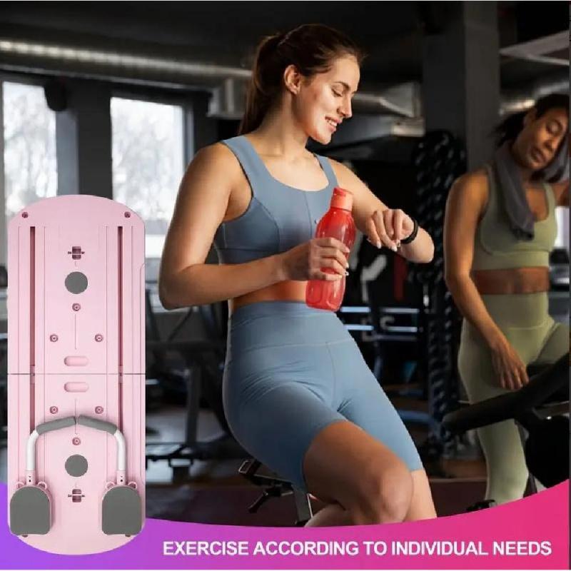 8-in-1 Home Multi-Functional Abdominal Muscle Exercise Board, Foldable Portable Yoga Board (Purple)