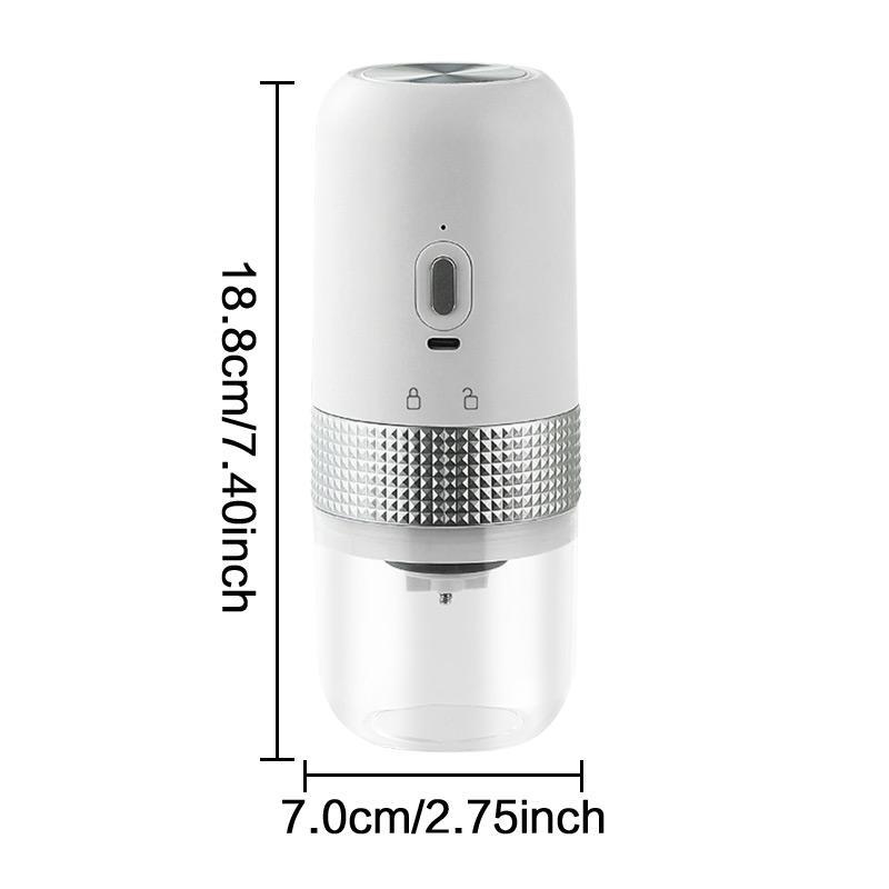 USB Electric Coffee Grinder, Automatic Cone Shaped Coffee Bean Mill, Coffee Grinder for Home Office Coffee Shop, Easy and Effortless Operation